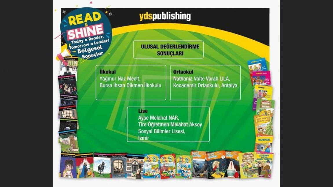 YDS Publishing Read&Shine Yarışması Türkiye Dereceleri